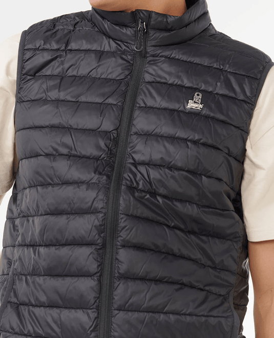 Rip Curl Mens Anti-Series Search Puffer Vest - Black