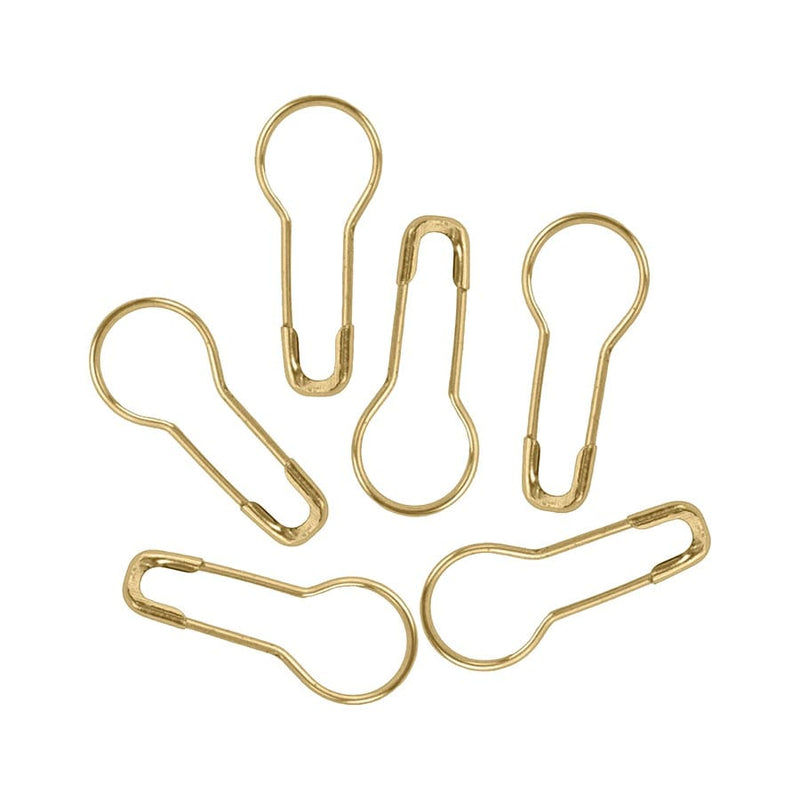 Load image into Gallery viewer, Birch Bulb Shaped Safety Pins 22mm
