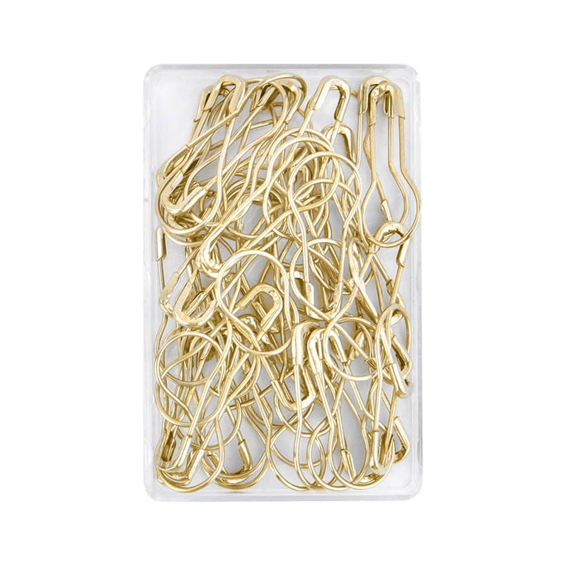 Load image into Gallery viewer, Birch Bulb Shaped Safety Pins 22mm
