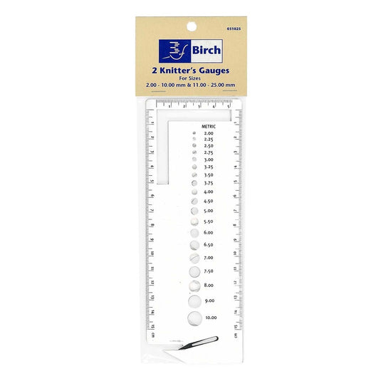 Birch Knitters Gauge Set