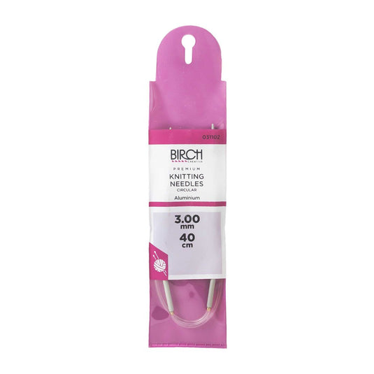 Birch Knitting Needle Circular Premium 40cm