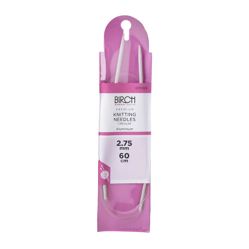 Load image into Gallery viewer, Birch Knitting Needle Circular Premium 60cm

