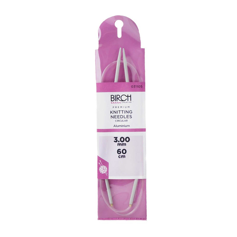Load image into Gallery viewer, Birch Knitting Needle Circular Premium 60cm
