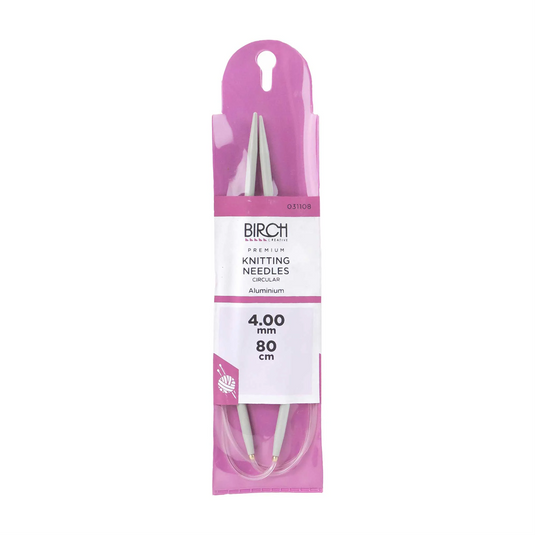 Birch Knitting Needle Circular Premium 80cm