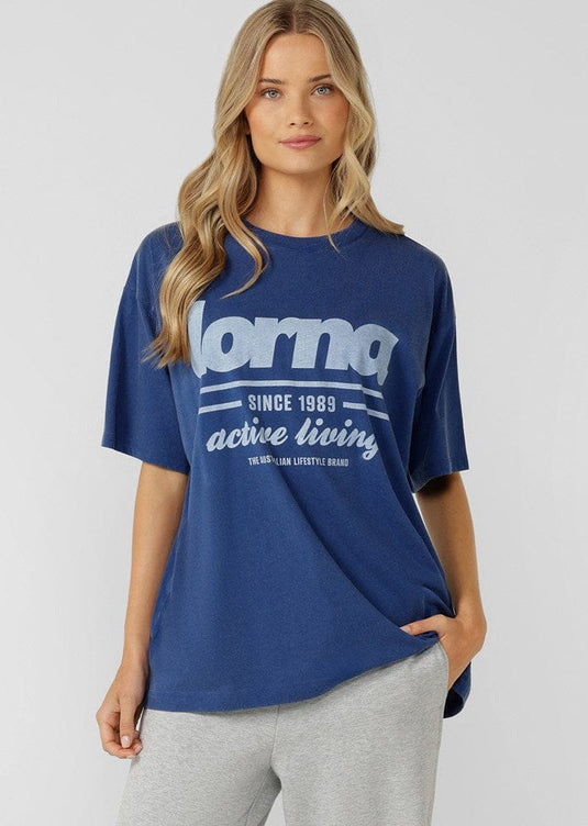 Lorna Jane Womens Comeback Washed Boyfriend T-Shirt