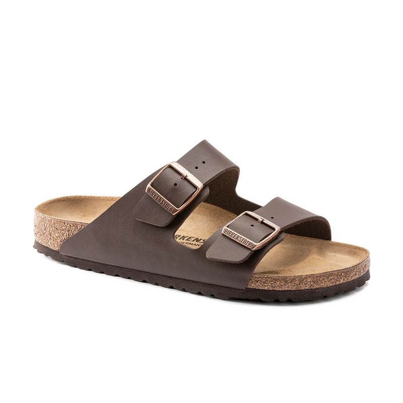 Load image into Gallery viewer, Birkenstock Arizona Dark Brown Birko-Flor
