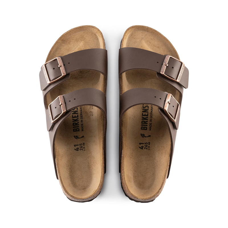 Load image into Gallery viewer, Birkenstock Arizona Dark Brown Birko-Flor
