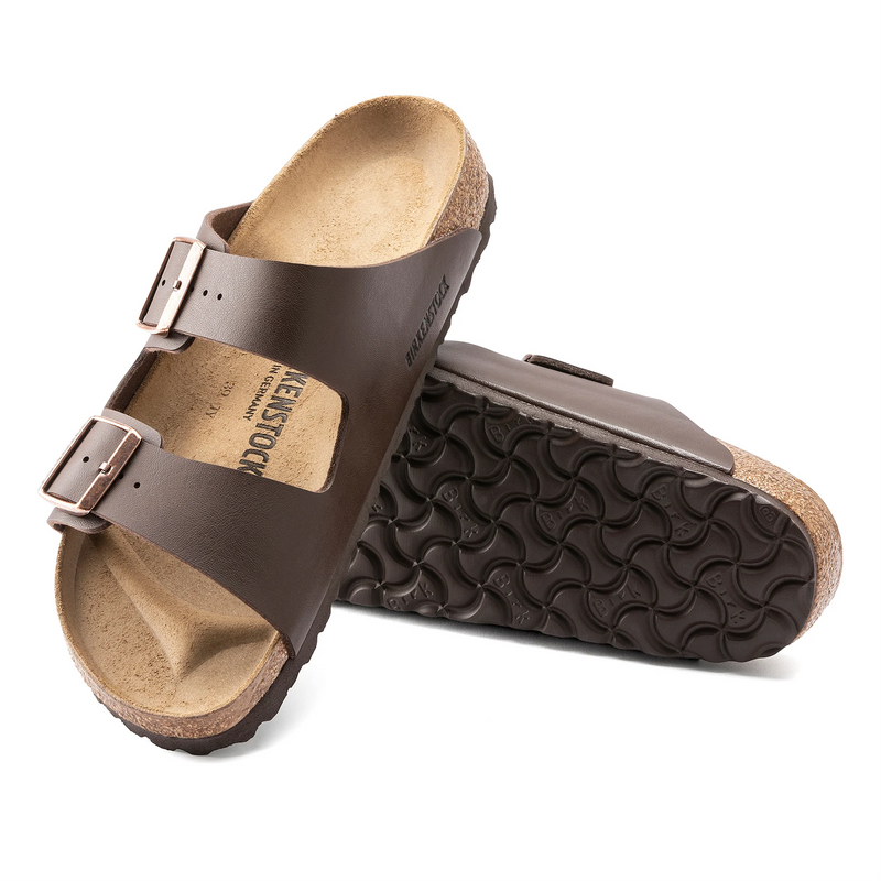 Load image into Gallery viewer, Birkenstock Arizona Dark Brown Birko-Flor
