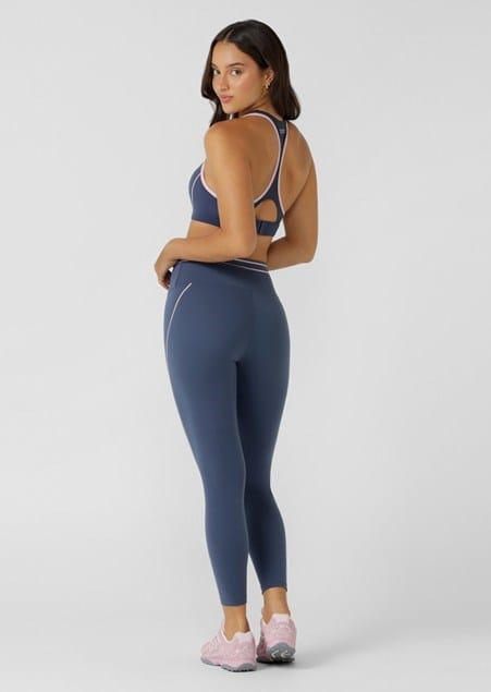 Lorna Jane Womens Advantage Ankle Biter Leggings - Ash Blue