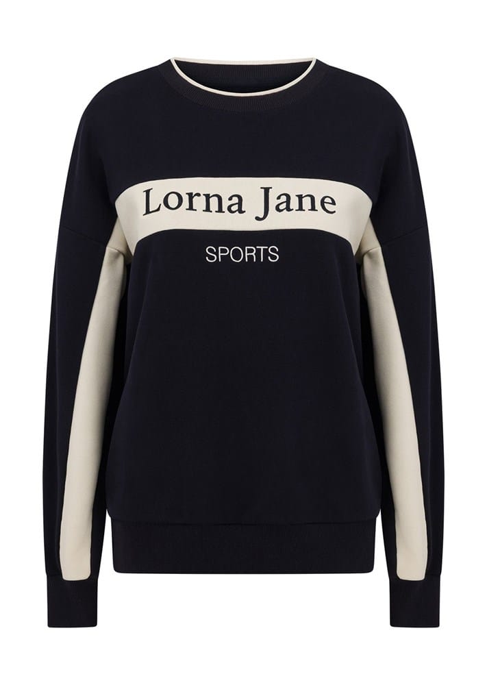 Load image into Gallery viewer, Lorna Jane Womens Heritage Sports Sweat - Midnight Blue
