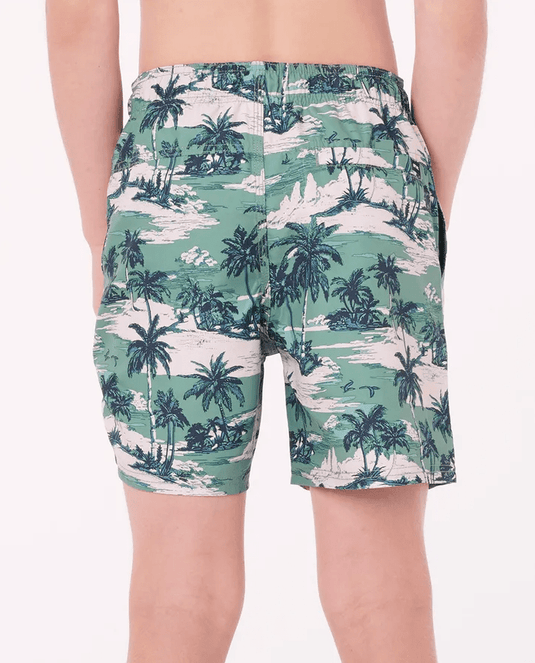 Rip Curl Boys Dreamers Volley Boardshorts - Leaf Green