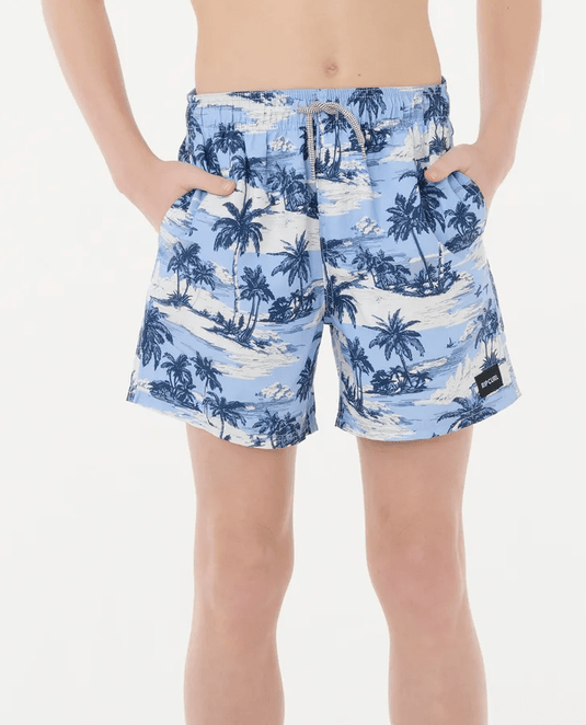 Rip Curl Boys Dreamers Volley Boardshorts - Ice Blue