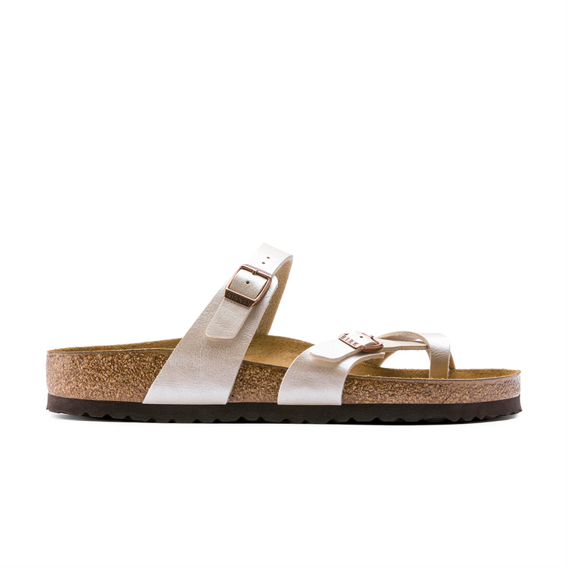 Load image into Gallery viewer, Birkenstock Mayari Graceful Pearl White Birko-Flor

