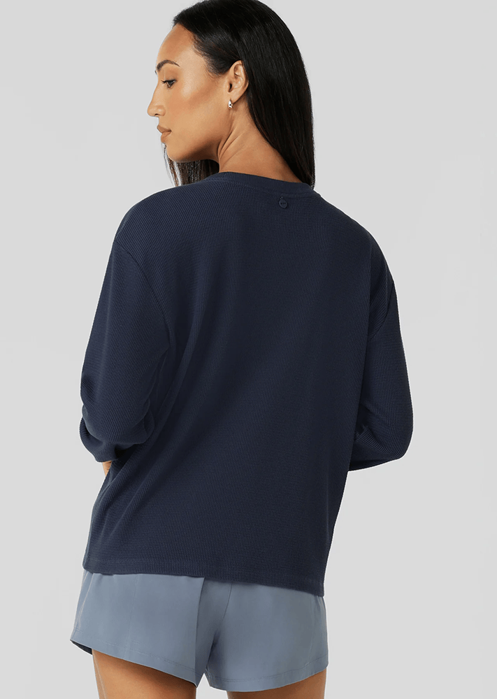 Load image into Gallery viewer, Lorna Jane Womens Everyday Ease Waffle Long Sleeve T-Shirt
