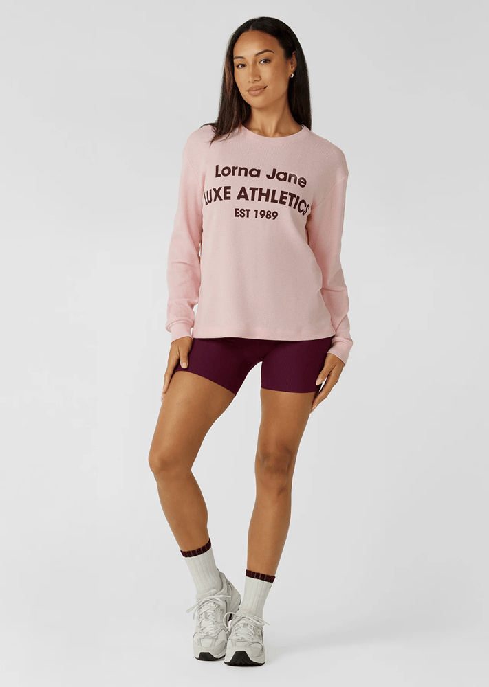 Load image into Gallery viewer, Lorna Jane Womens Off Duty Waffle Long Sleeve T-Shirt
