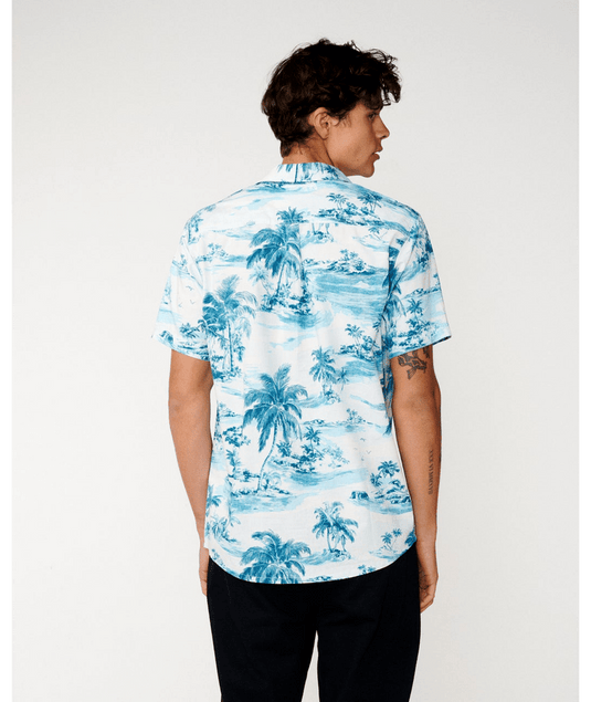 Rip Curl Mens Dreamers Short Sleeve Shirt - Glacier Blue