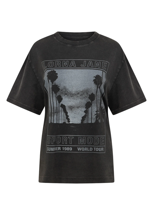 Lorna Jane Womens Sport Mode Tour Washed T-Shirt