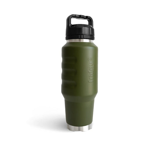 Fridgy 1L Cruise Bottle Guzzler - Commando Green