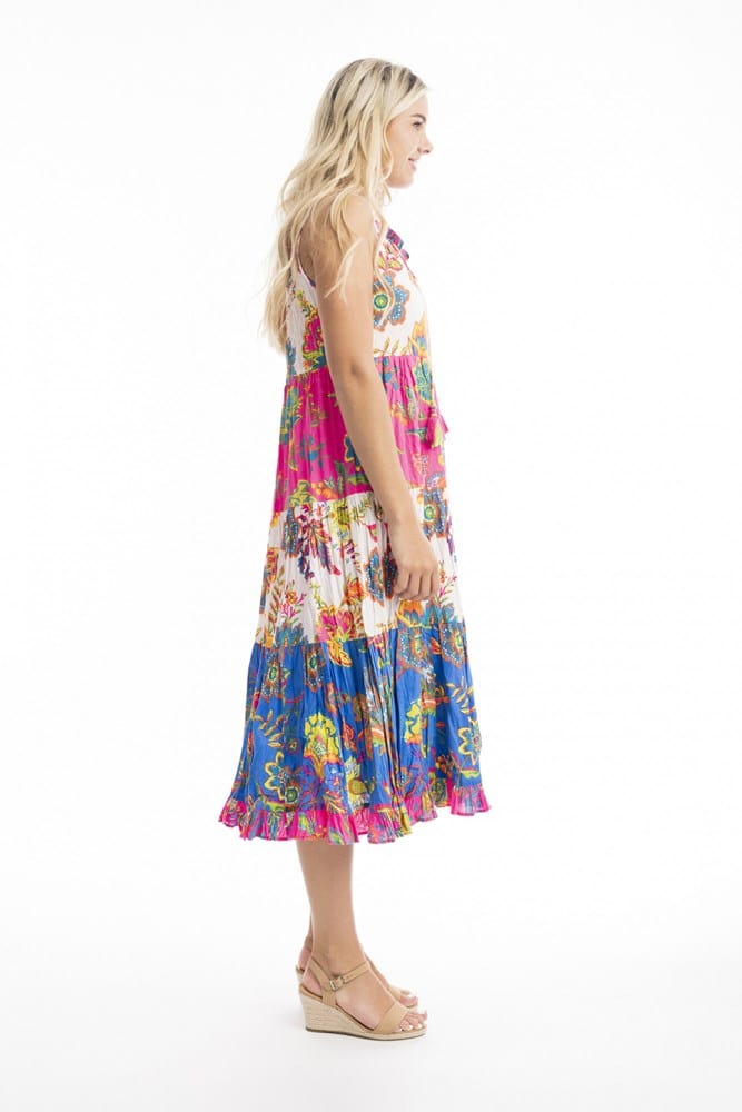 Load image into Gallery viewer, Orientique Le Monre Sleeveless Boho Dress
