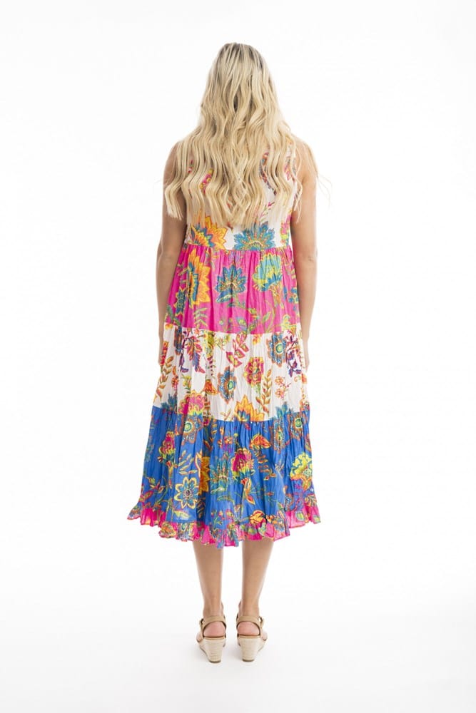 Load image into Gallery viewer, Orientique Le Monre Sleeveless Boho Dress
