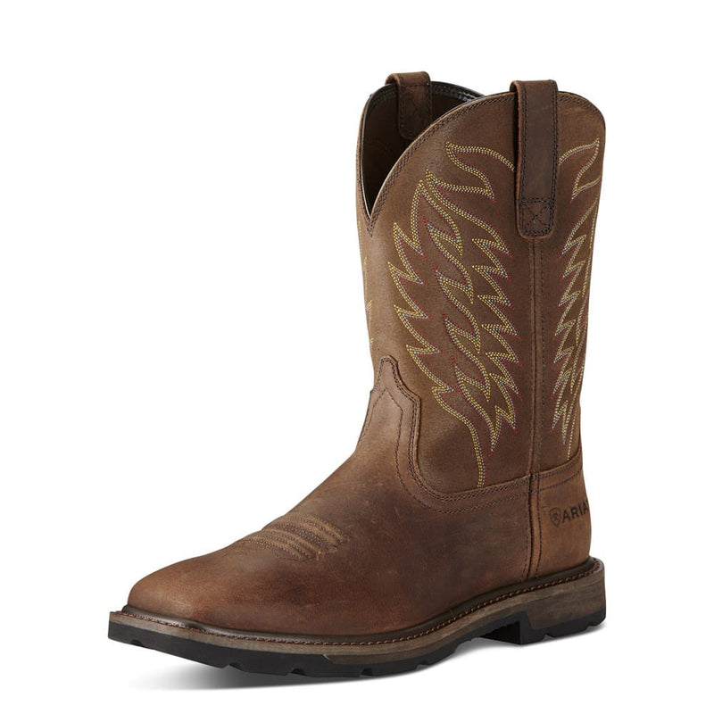 Load image into Gallery viewer, Ariat Mens Groundbreaker Wide Square Toe Steel Toe Boot
