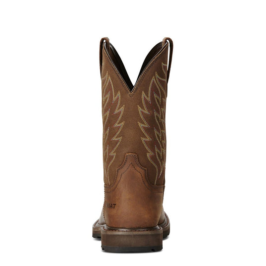 Ariat Mens Groundbreaker Wide Square Toe Steel Toe Boot