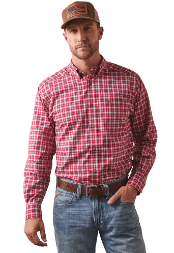 Ariat Mens Pro Series Indiana Fitted Long Sleeve Shirt