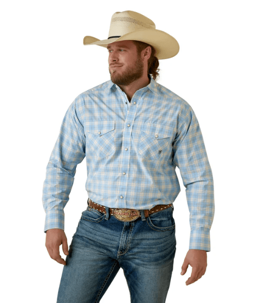 Load image into Gallery viewer, Ariat Mens Pro Series Malik Classic Long Sleeve Snap Shirt
