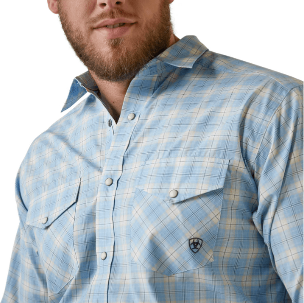 Load image into Gallery viewer, Ariat Mens Pro Series Malik Classic Long Sleeve Snap Shirt
