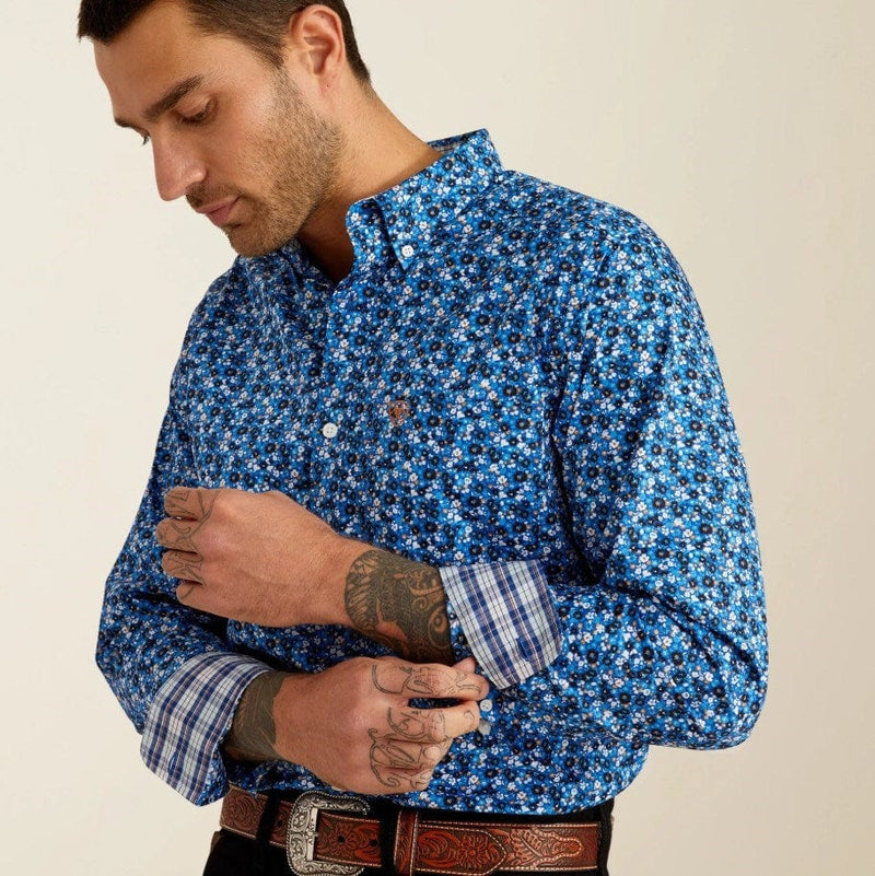 Load image into Gallery viewer, Ariat Mens Wrinkle Free Brighton Fitted Long Sleeve Shirt
