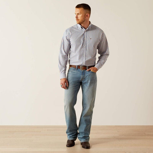 Ariat Mens Wrinkle Free Aaron Classic Fit Shirt