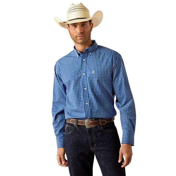 Ariat Mens Wrinkle Free Blair Fitted Long Sleeve Shirt