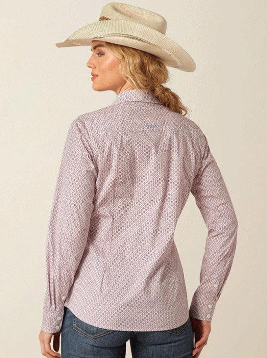 Ariat Womens Wrinkle Resistant Kirby Stretch Long Sleeve Shirt