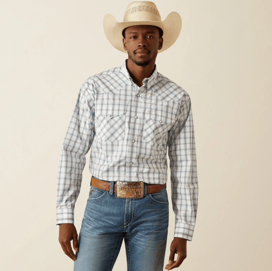 Ariat Mens Pro Series Worth Classic Fit Snap Front Shirt