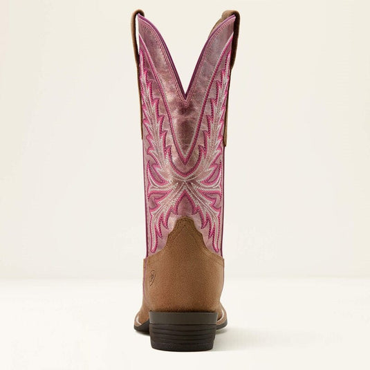 Ariat Womens Rock Creek - Tawny Roughnut/Violet Pink Shine