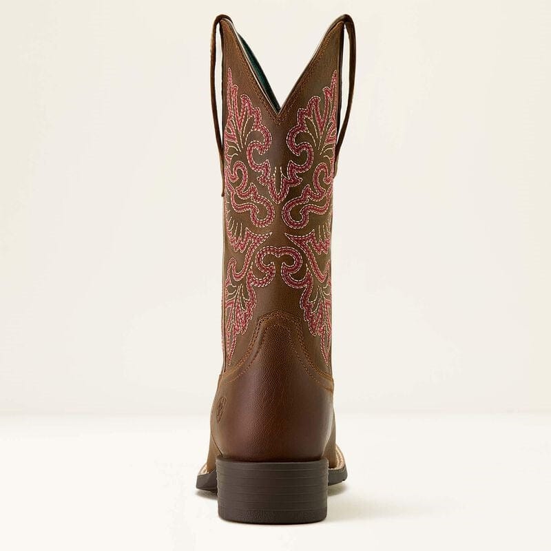 Load image into Gallery viewer, Ariat Womens Round Up StretchFit Wide Square Toe Western Boot
