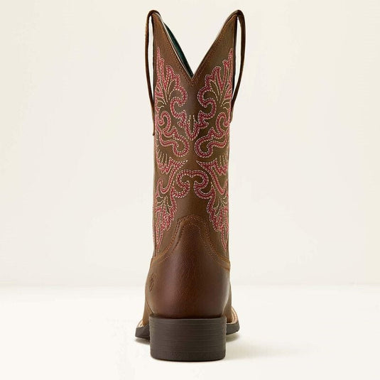 Ariat Womens Round Up StretchFit Wide Square Toe Western Boot