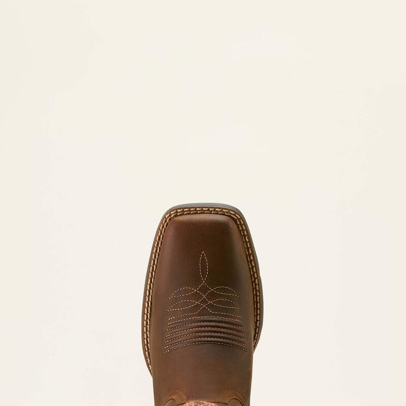 Load image into Gallery viewer, Ariat Womens Round Up StretchFit Wide Square Toe Western Boot
