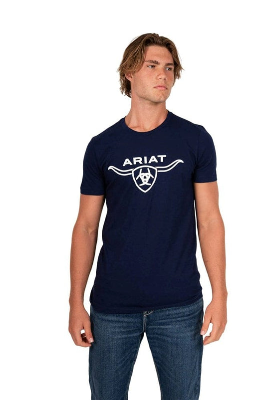 Ariat Mens Shield Horns T-Shirt