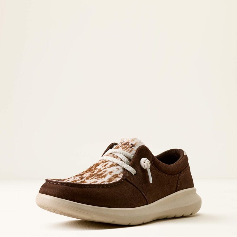 Load image into Gallery viewer, Ariat Womens Hilo - Coffee Been Speckled Cow Print

