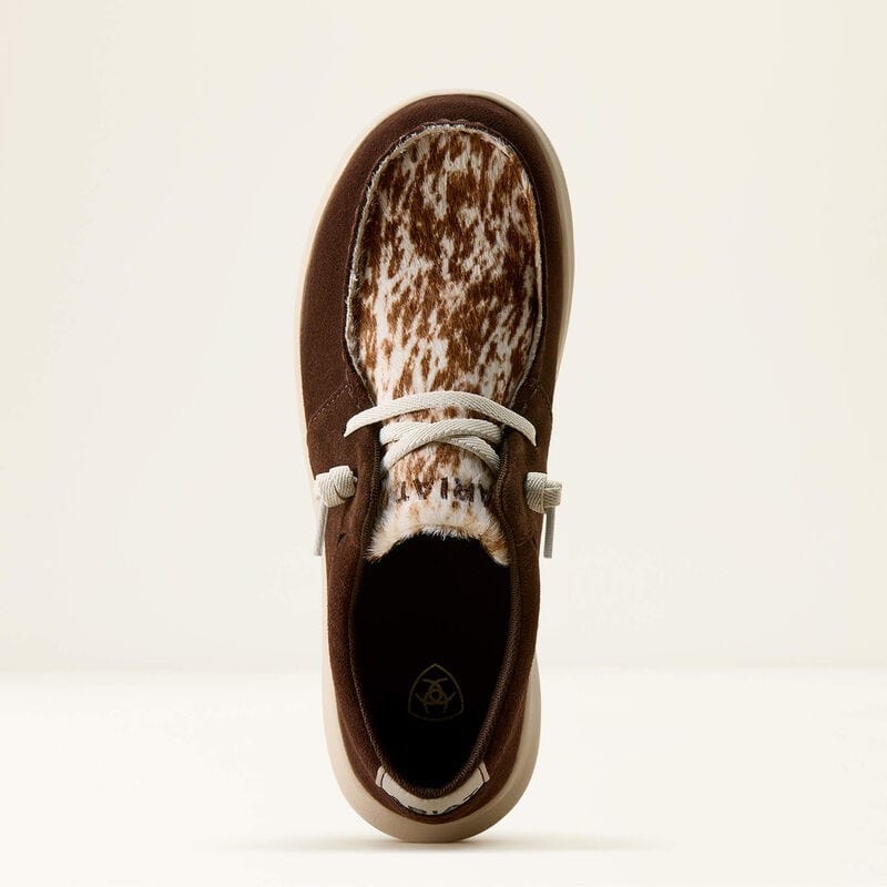 Load image into Gallery viewer, Ariat Womens Hilo - Coffee Been Speckled Cow Print
