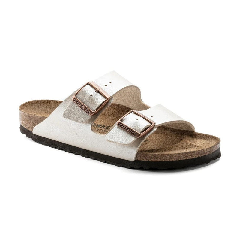 Load image into Gallery viewer, Birkenstock Arizona Graceful Pearl White Birko-Flor - Narrow
