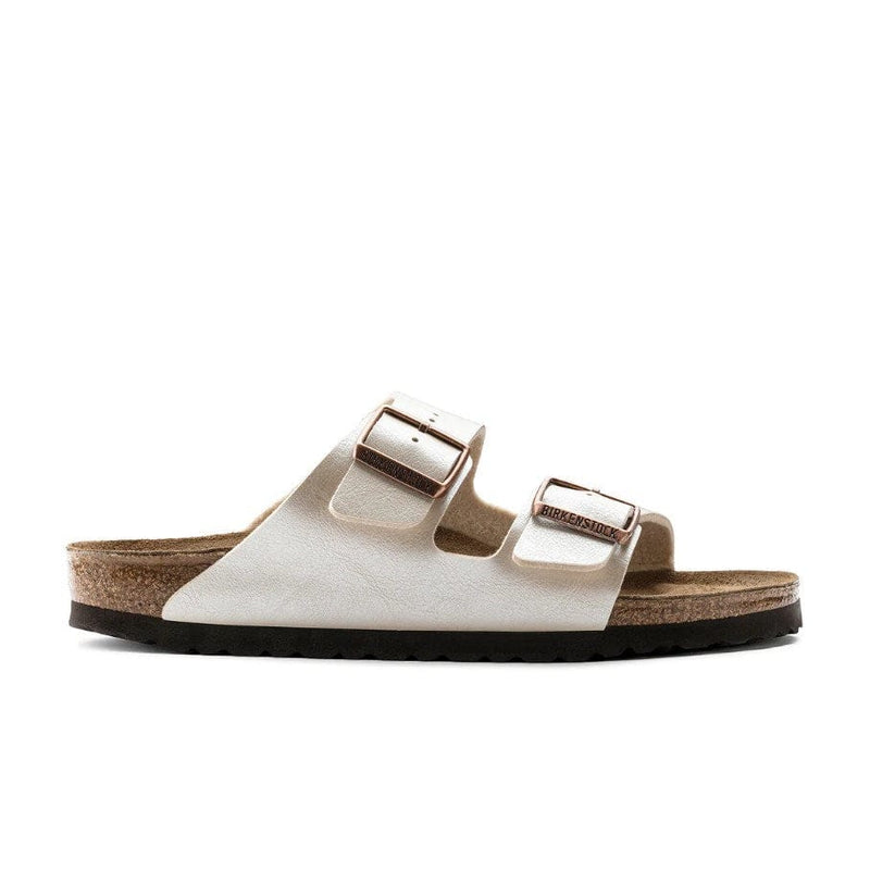 Load image into Gallery viewer, Birkenstock Arizona Graceful Pearl White Birko-Flor - Narrow
