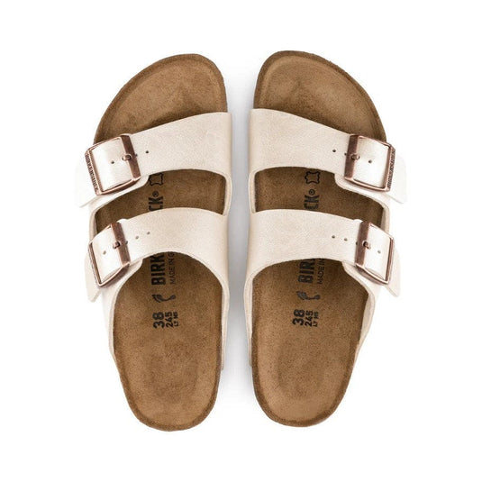 Birkenstock Arizona Graceful Pearl White Birko-Flor - Narrow