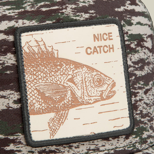 Goorin Bros Camo Engraved Bass Cap