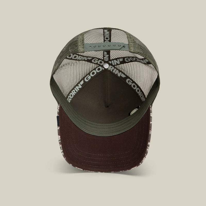 Load image into Gallery viewer, Goorin Bros Camo Engraved Bass Cap
