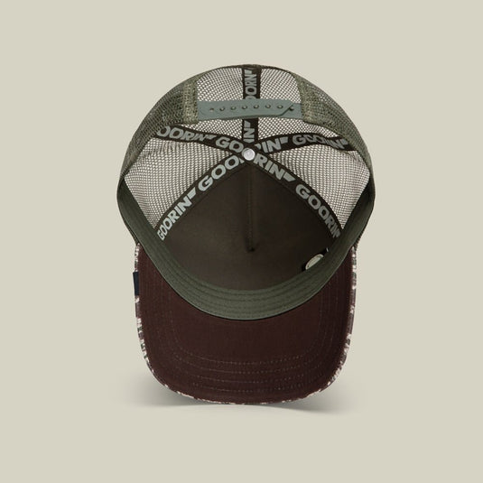Goorin Bros Camo Engraved Bass Cap