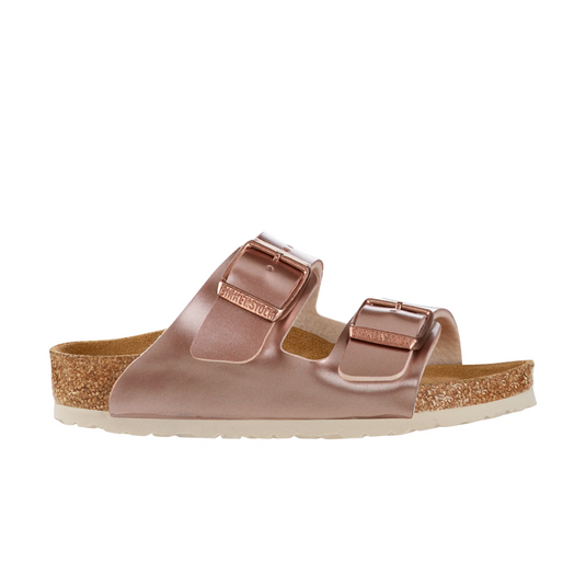 Birkenstock Kids Arizona Metallic Copper Birko-Flor