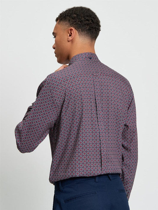 Ben Sherman Foulard Print Long Sleeve Shirt