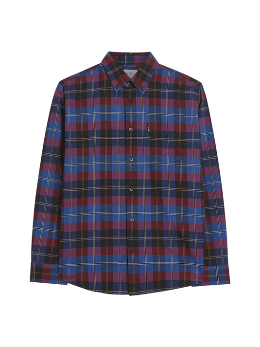 Ben Sherman Oxford Check Shirt - Cobalt